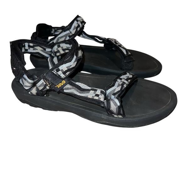 Men’s Teva Hurricane XLT 2 Black White Gray Sports Sandal SZ 6 main image 7